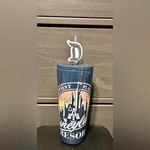 New Disneyland Resort Navy Tumbler with Straw